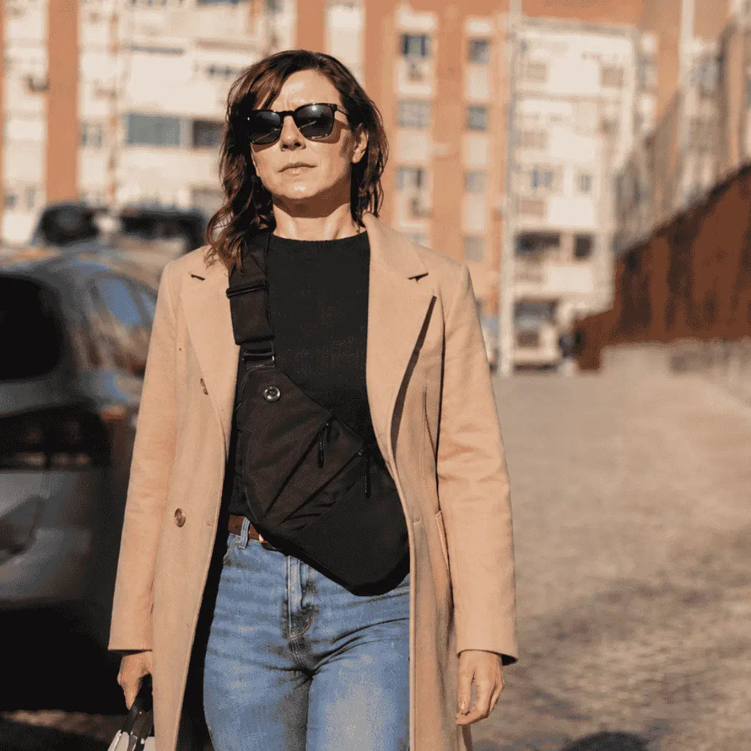 Mochila antirrobo Smart KÄRN cruzada en ciudad para mujer y hombre