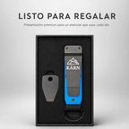 Organizador de llaves KÄRN negro con diseño compacto para llevar llaves ordenadas y sin ruido