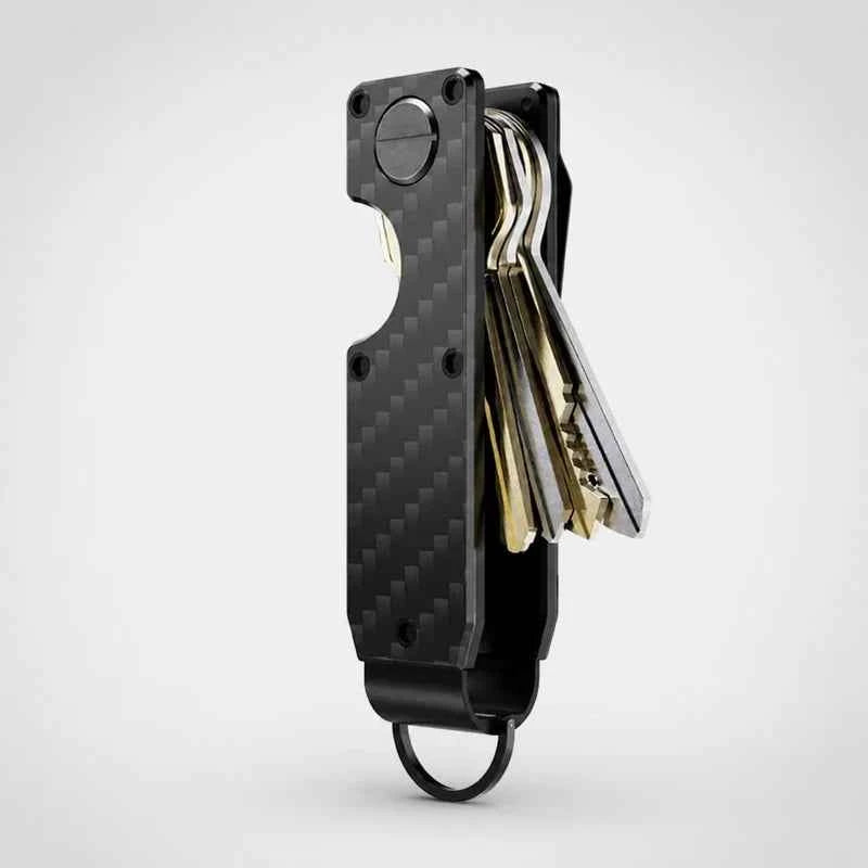 Organizador de llaves compacto KÄRN carbono incluido en el pack