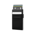 Tarjetero RFID Slim Access KÄRN vista frontal aluminio negro