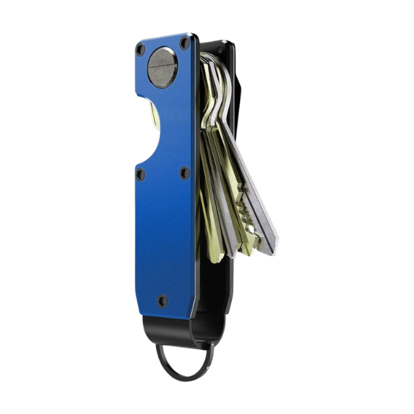 Organizador de llaves compacto KÄRN vista frontal azul
