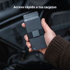 Tarjetero RFID Slide KÄRN en mano tamaño compacto