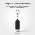 Alarma personal compacta KÄRN de 86 x 28 mm para llaves, mochila o bolso