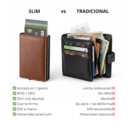 Tarjetero RFID Slim KÄRN