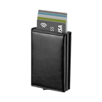Tarjetero RFID Slim KÄRN vista frontal (cuero vegano) 