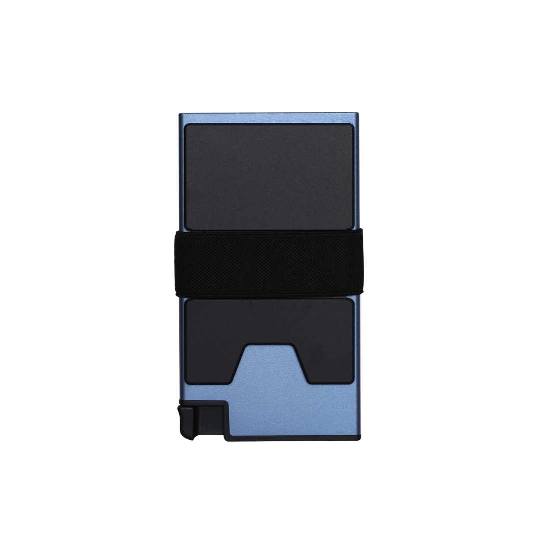 Tarjetero RFID Slide KÄRN vista frontal aluminio