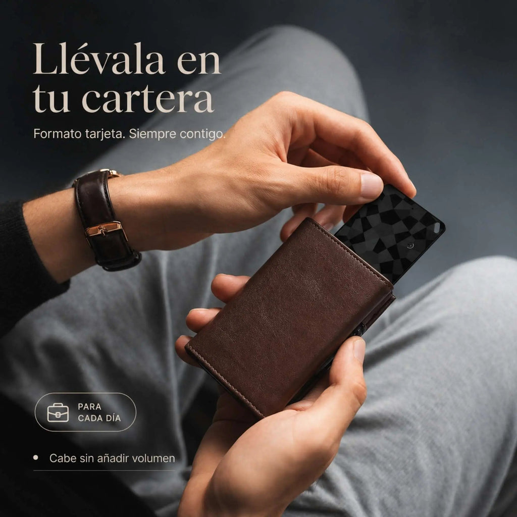 FindCard KÄRN en la cartera, localizable desde el móvil