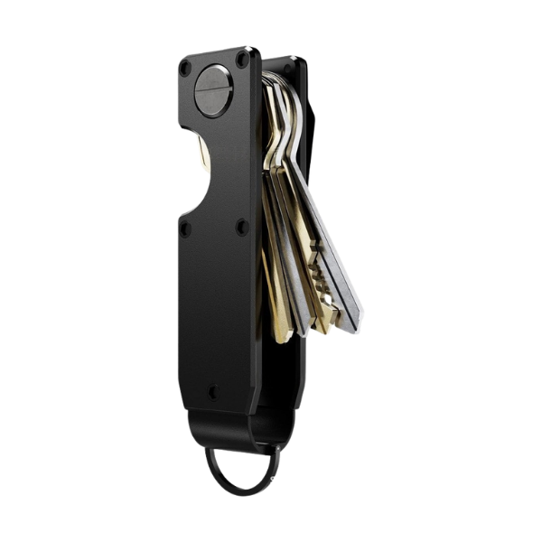 Organizador de llaves compacto KÄRN vista frontal negro