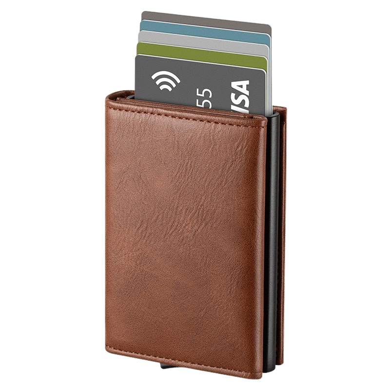 Pack Cartera Localizada KÄRN Tarjetero RFID Slim + FindCard