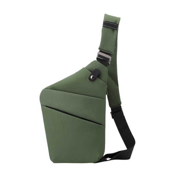 Mochila cruzada antirrobo Slim KÄRN verde