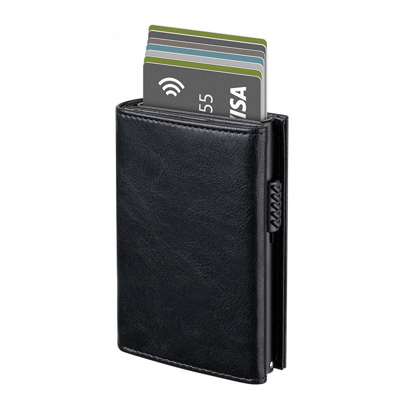 Tarjetero RFID Slim Pro KÄRN vista frontal color negro