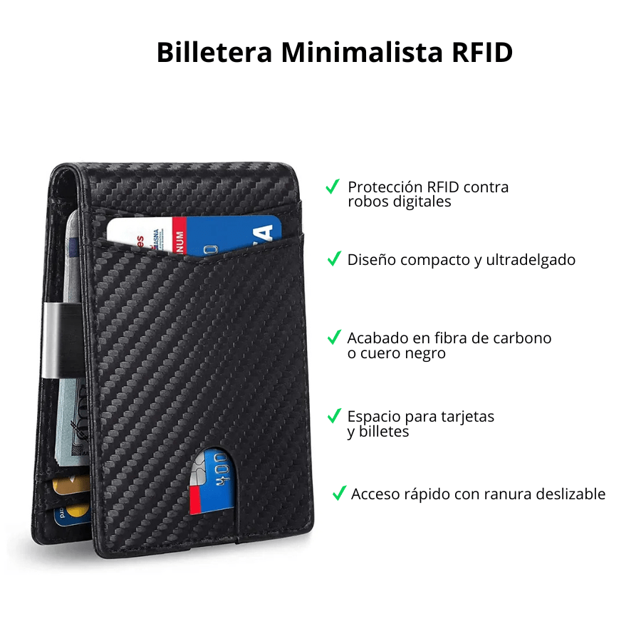 Billetera Slim RFID KÄRN: protección elegante para tus tarjetas. - KÄRN