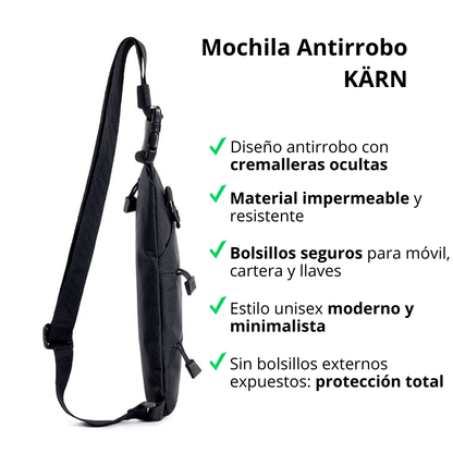Mochila Segura KÄRN: Protegiendo tus pertenencias con estilo - KÄRN