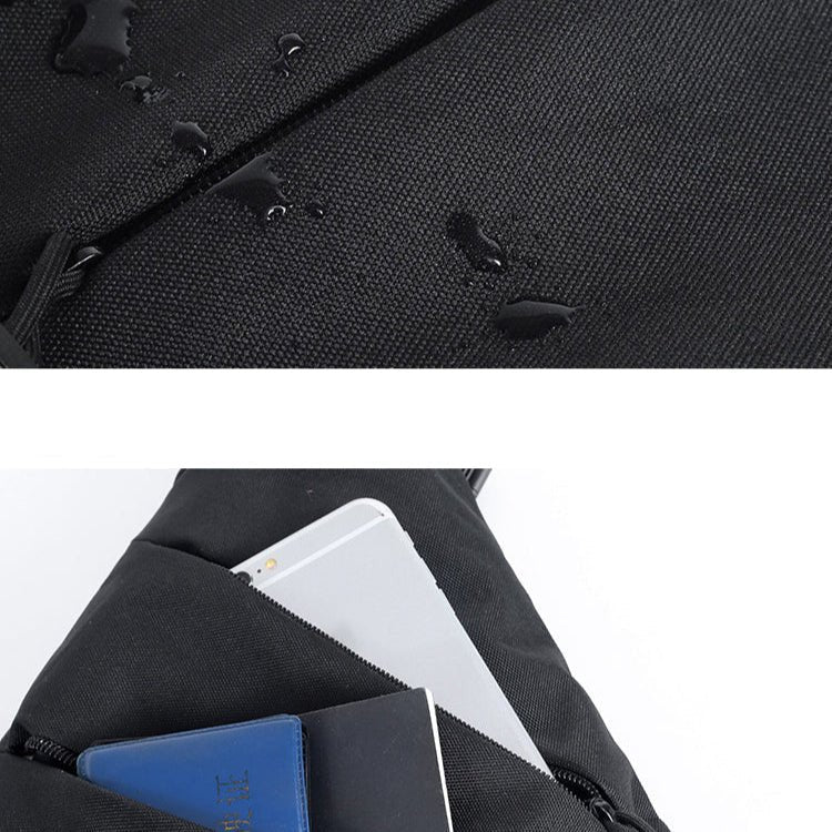 Mochila antirrobo KÄRN tejido repelente al agua detalle