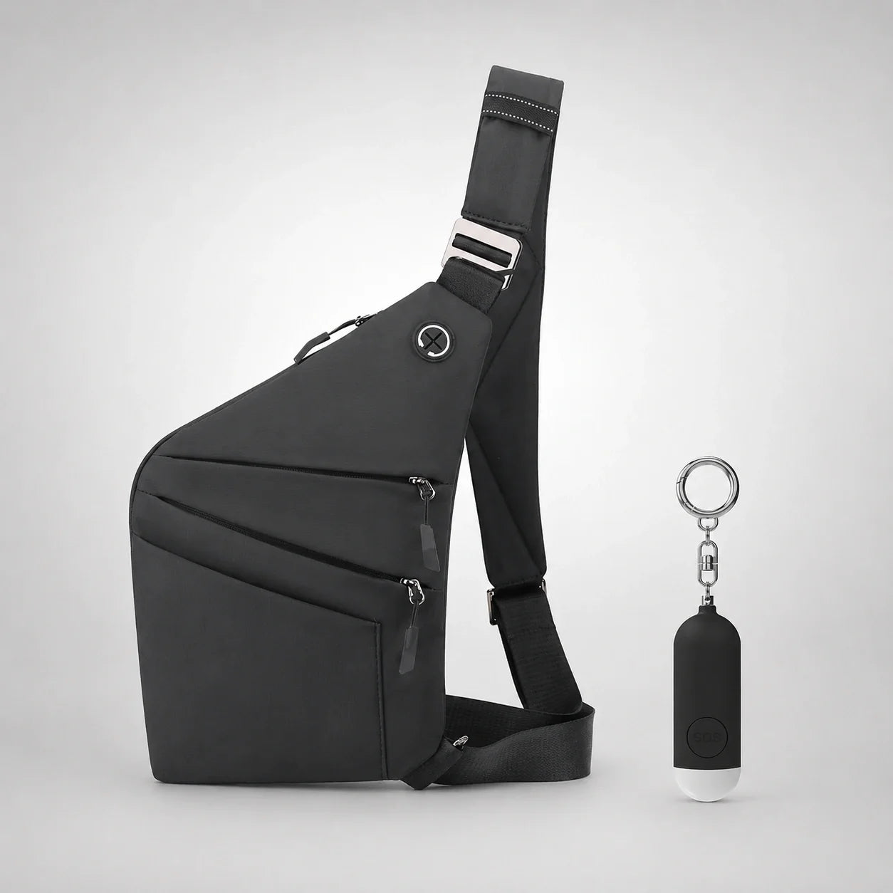 Pack antirrobo urbano KÄRN con mochila bandolera de cremalleras ocultas y tarjetero RFID Slim Access