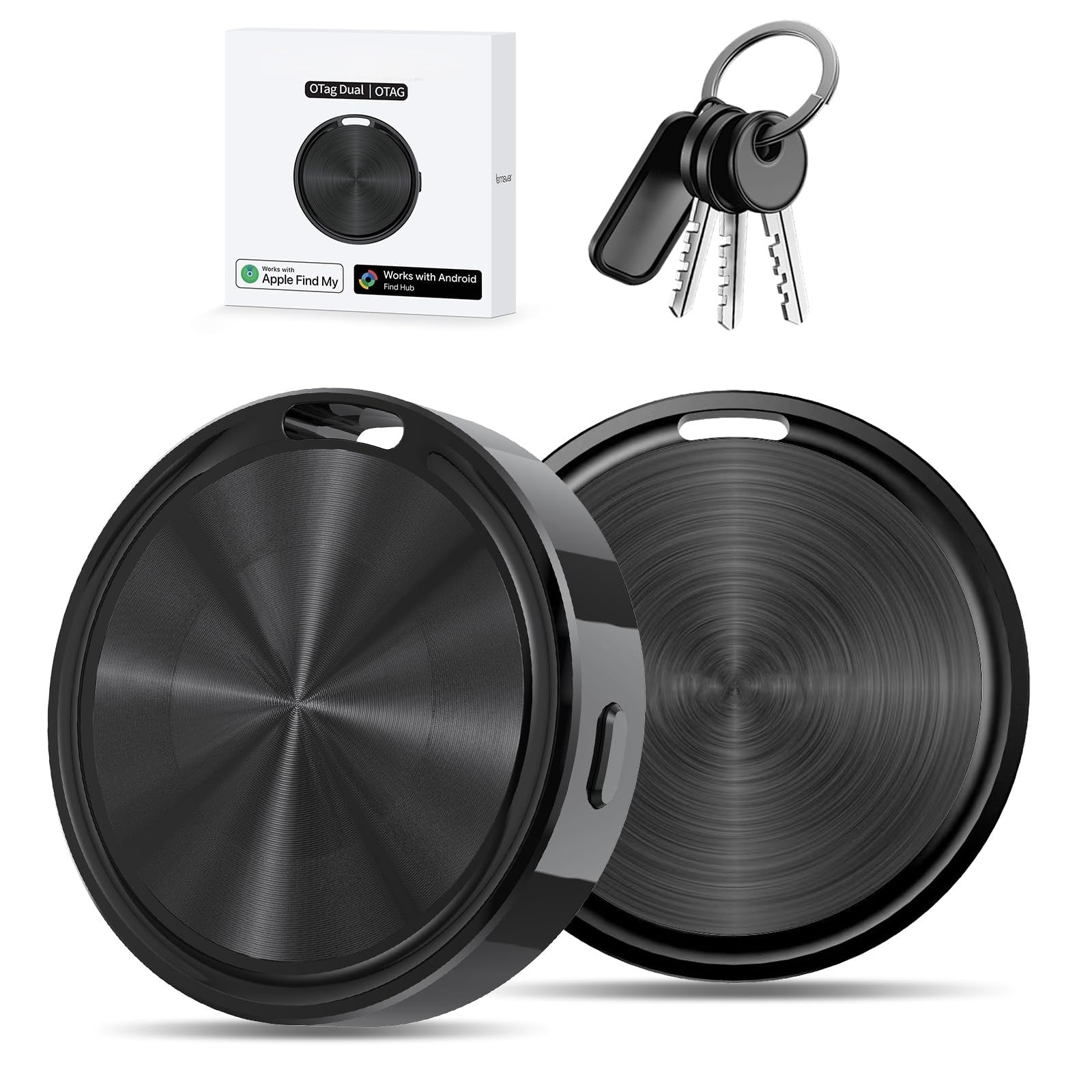 Localizador SmartTag KÄRN junto a unas llaves
