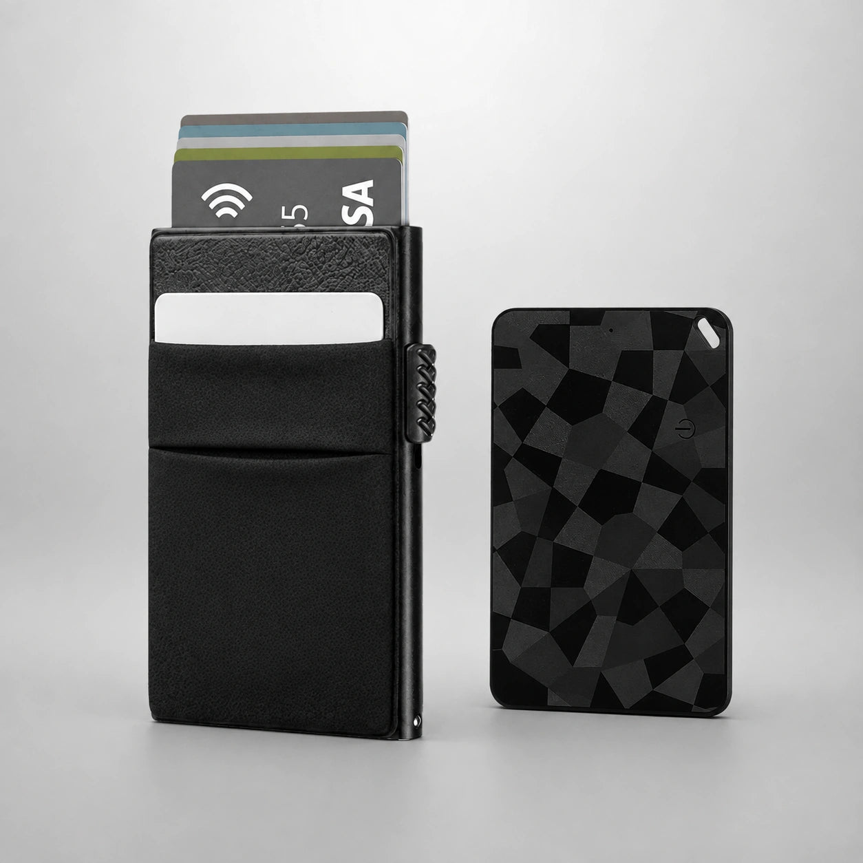 Tarjetero slim access y localizador findcard